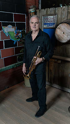 Steve Strand plays trumpet and flugelhorn for the Good Bad and the Funky